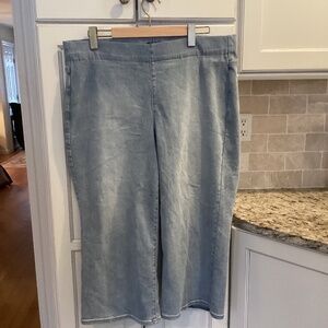 NYDJ  Cropped Wide Leg Pull On Jeans 16w